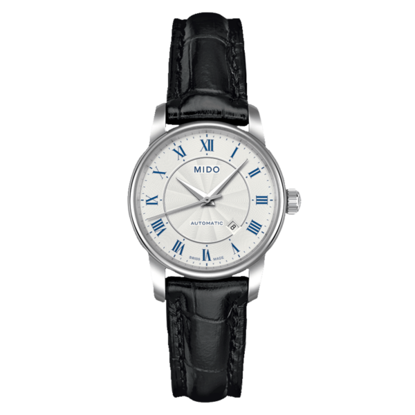 Mido Baroncelli Watch With Guilloché Stamped Dial