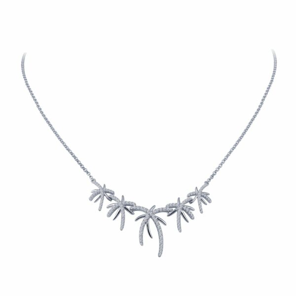 Tropical Palm Tree Necklace N0044CLP18