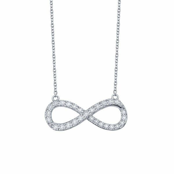 0.48 CTW Infinity Necklace N2011CLP18