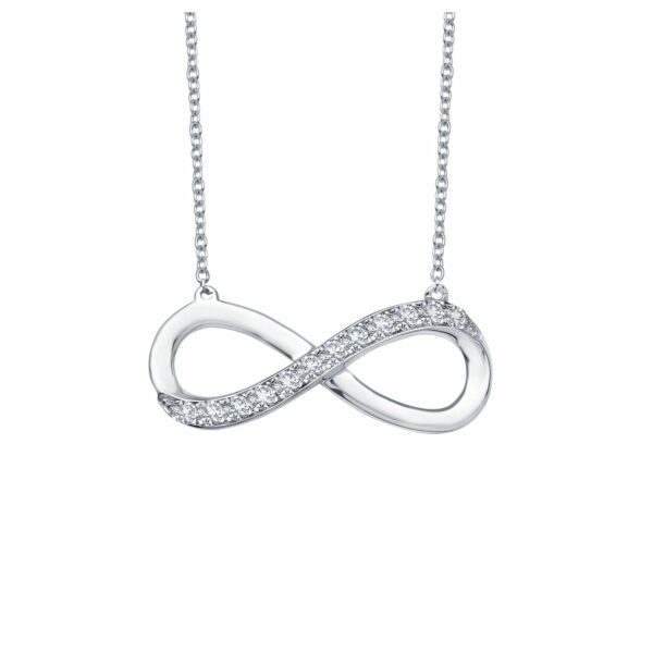 0.24 CTW Infinity Necklace N2013CLP18