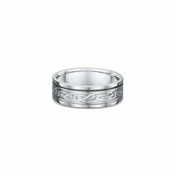 Dora Carved & Engraved Wedding Ring 666A05
