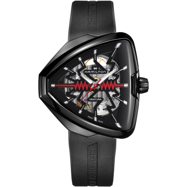 Hamilton Ventura Elvis80 Skeleton Auto Watch -H24535331