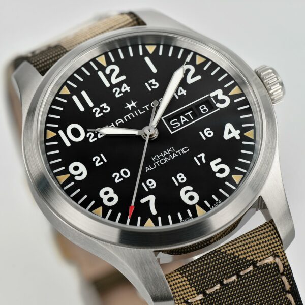 Hamilton Khaki Field DAY DATE AUTO Watch -H70535031 - Image 8