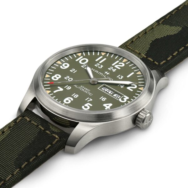 Hamilton Khaki Field DAY DATE AUTO Watch -H70535061 - Image 7