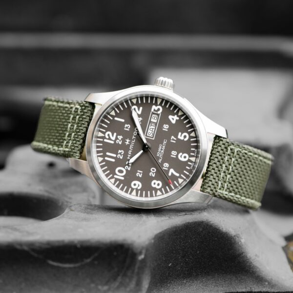 Hamilton Khaki Field DAY DATE Watch -H70535081 - Image 7