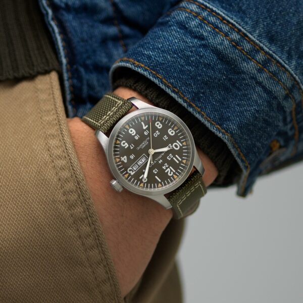 Hamilton Khaki Field DAY DATE Watch -H70535081 - Image 8