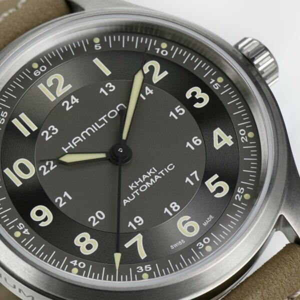 Hamilton Khaki Field Titanium Auto Watch -H70545550 - Image 3