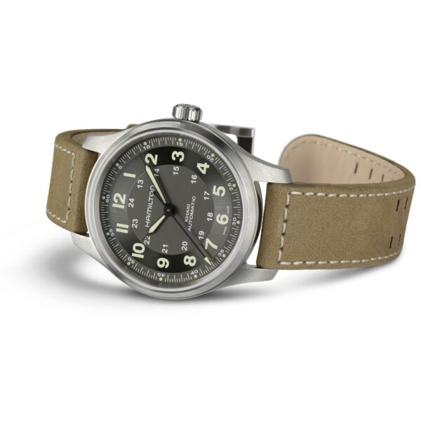 Hamilton Khaki Field Titanium Auto Watch -H70545550 - Image 2