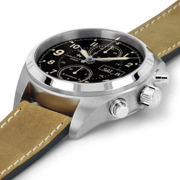 Hamilton Khaki Field Auto Chrono Watch -H71616535 - Image 2