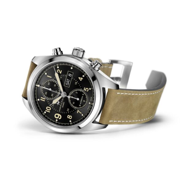 Hamilton Khaki Field Auto Chrono Watch -H71616535 - Image 3