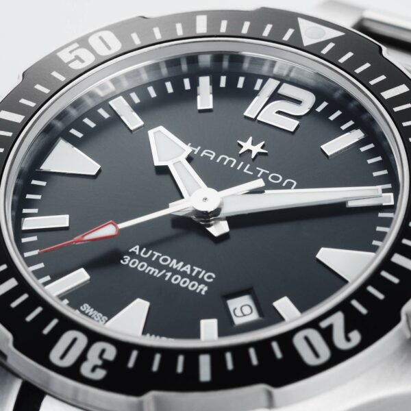 Hamilton Khaki Navy Frogman Auto Watch -H77605135 - Image 5