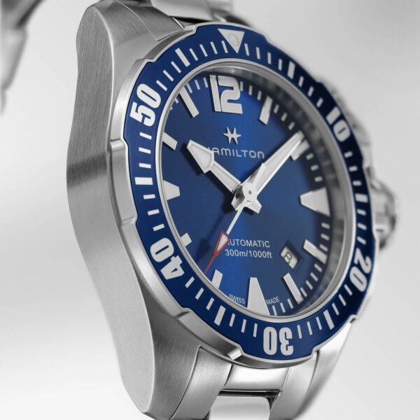 Hamilton Khaki Navy Frogman Auto Watch -H77705145 - Image 5