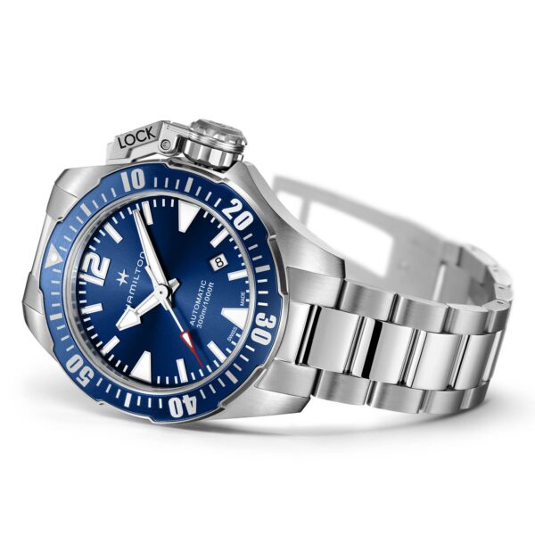 Hamilton Khaki Navy Frogman Auto Watch -H77705145 - Image 4