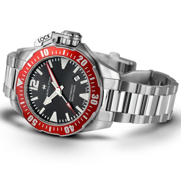 Hamilton Khaki Navy Frogman Auto Watch -H77725135 - Image 5