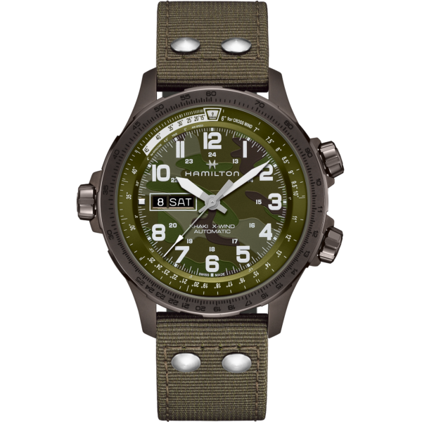 Hamilton Khaki Aviation X-Wind Day Date Auto Watch -H77775960