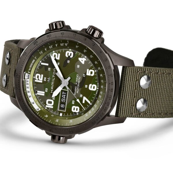 Hamilton Khaki Aviation X-Wind Day Date Auto Watch -H77775960 - Image 2