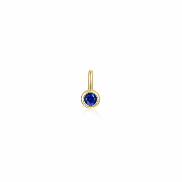 September Birthstone Charm Pendant BP010SAG00